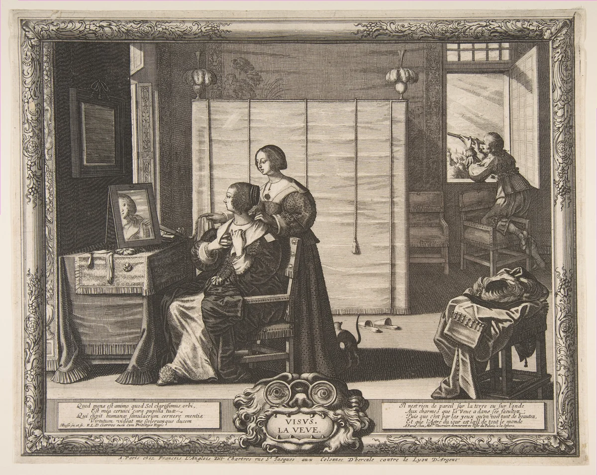 Sight by Abraham Bosse, print, 1635-1638