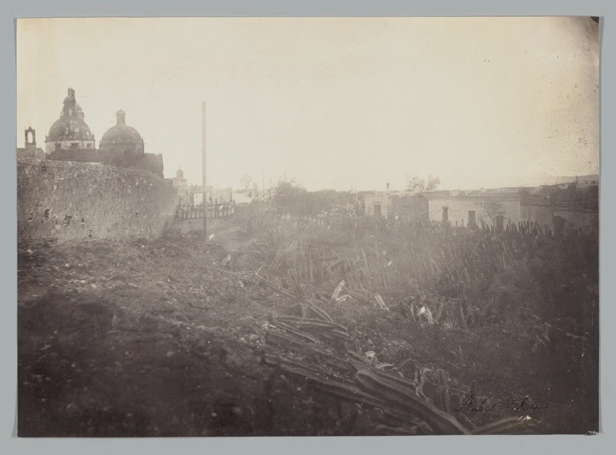 Architectural Study in Mexico by François Aubert, photograph, 1864-1869