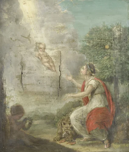 Allegorical Representation of the Birth of William Frederick, Prince of Orange-Nassau, later King William I by anonymous, painting, 1772