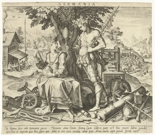 Duitsland by Robert Bossart, print, 1575-1599