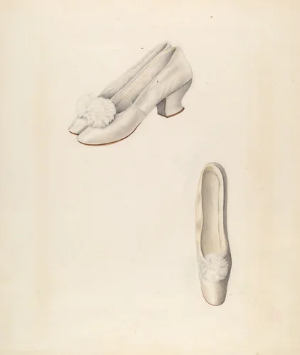 Woman's Slippers by Ray Price, index of american design, 1937