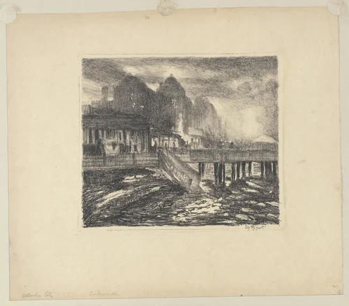 Atlantic City by George Hart, print, 1924