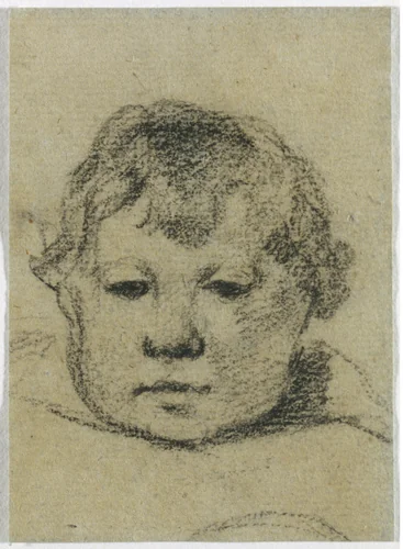 Emil Gauguin as a Child by Paul Gauguin, drawing, 1875-1876