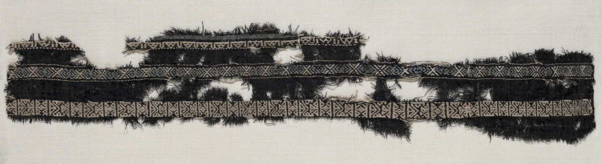 Fragment of Border by Unknown, textile, 750-950