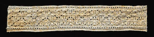 Needlepoint (reticella) Lace Insertion by Unknown, textile, 1500-1599
