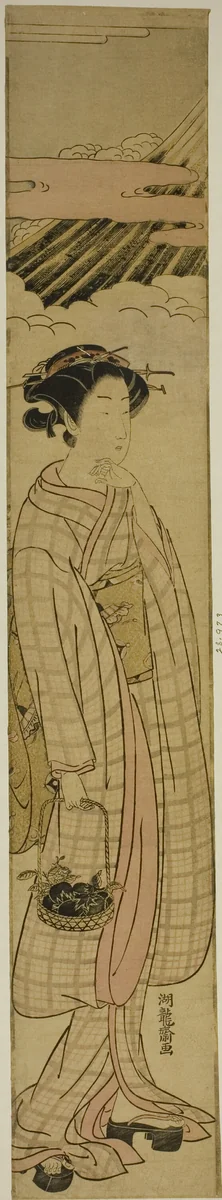 An Auspicious Dream by Isoda Koryusai, print, 1770-1781