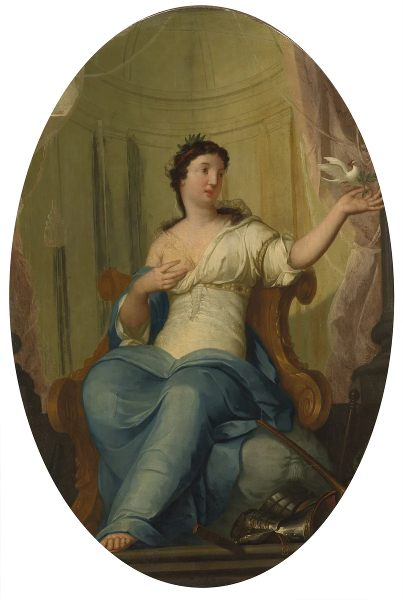 Allegory of Peace by Mattheus Terwesten, painting, 1740