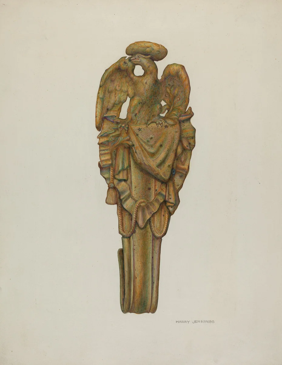 Tie-back by Harry Jennings, index of american design, 1939