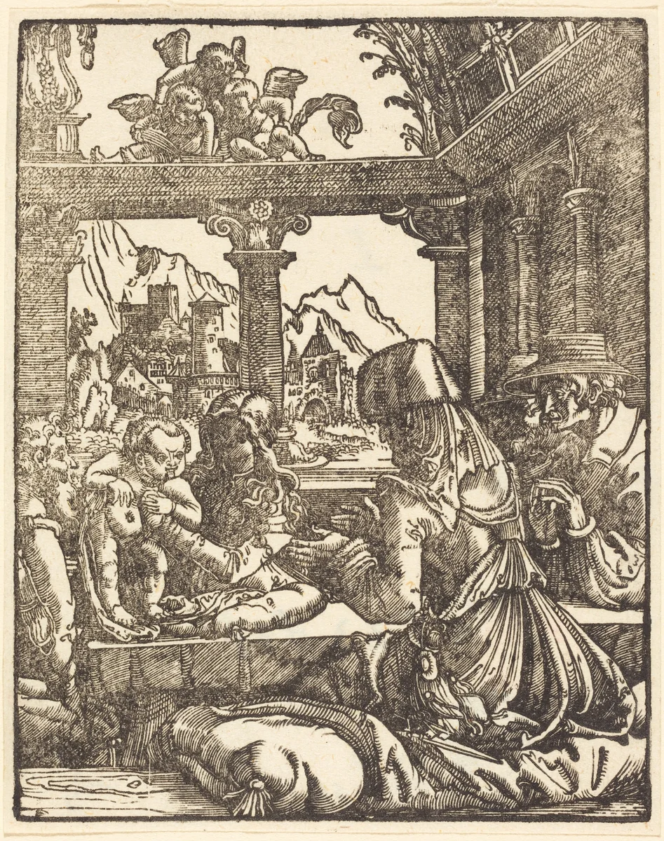 The Holy Kinship by Albrecht Altdorfer, print, 1520