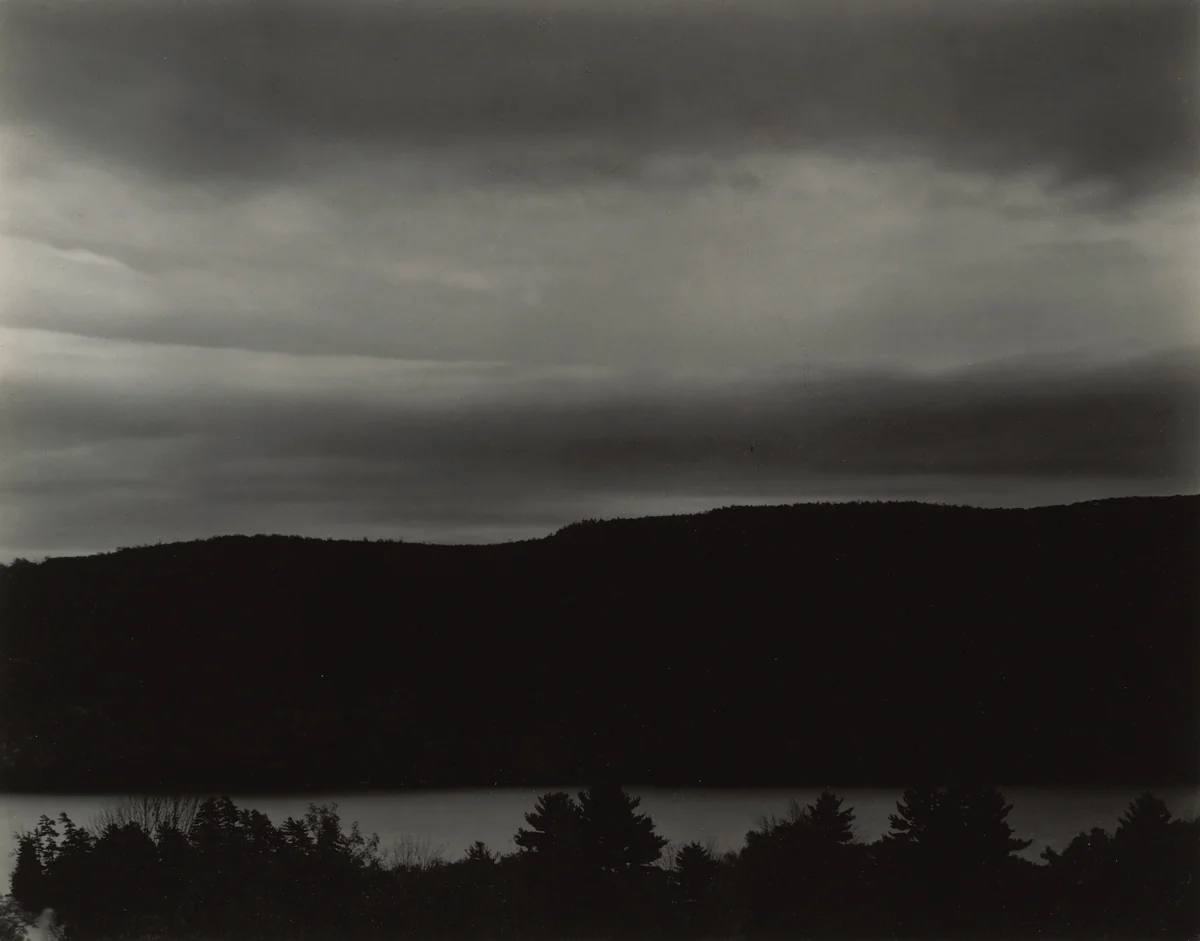 Lake George by Alfred Stieglitz, photograph, 1922
