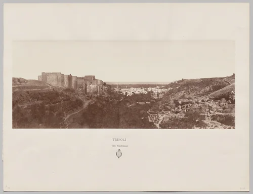 Tripoli, Vue Partielle by Louis de Clercq, photograph, 1859-1860