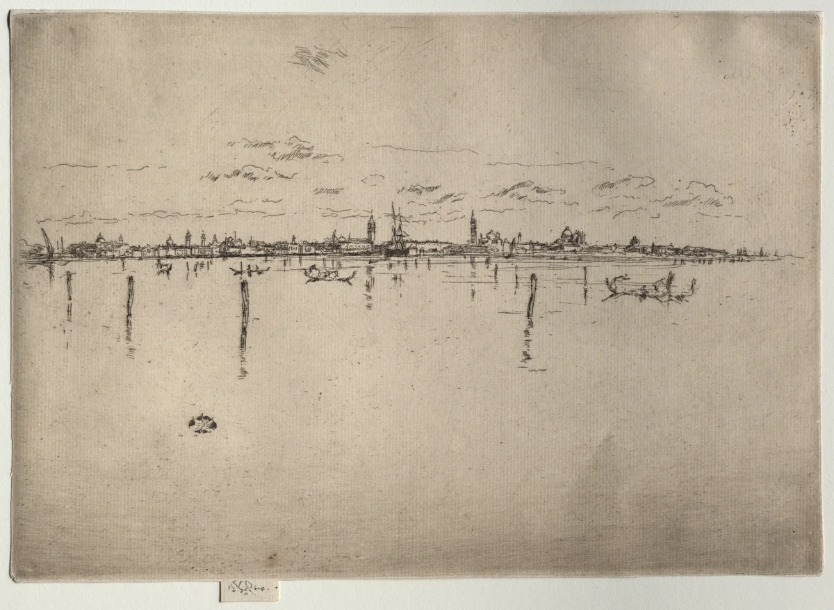 Little Venice by James McNeill Whistler, print, 1880