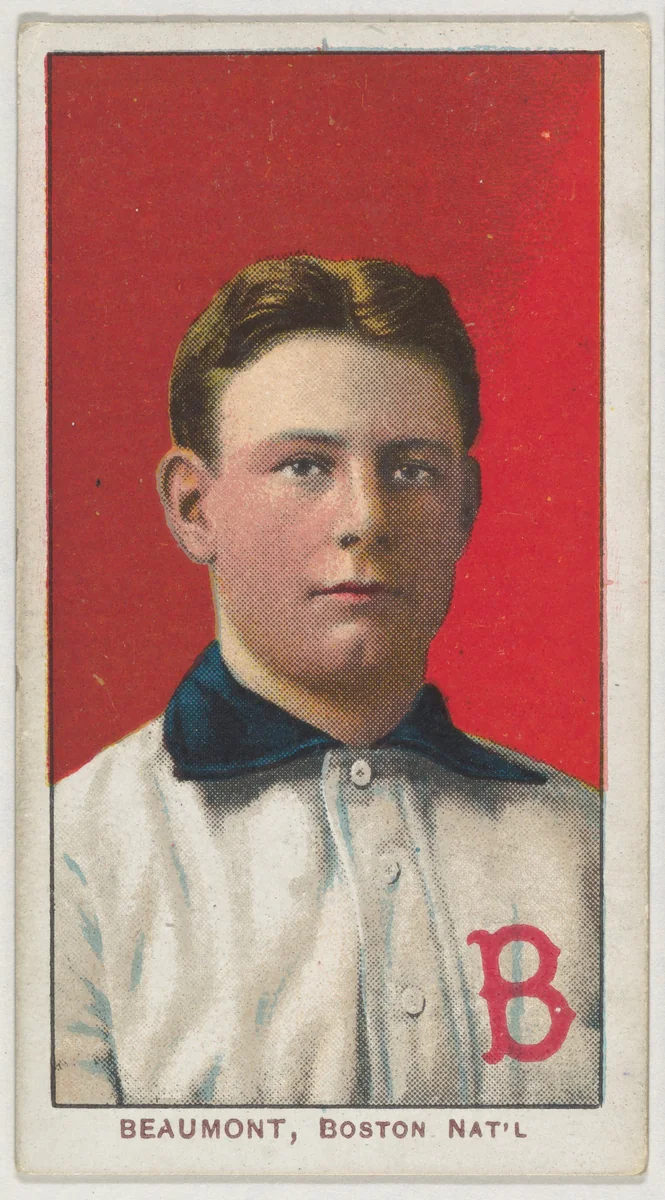Beaumont, Boston, National League, from the White Border series (T206) for the American Tobacco Company by American Tobacco Company, print, 1909-1911