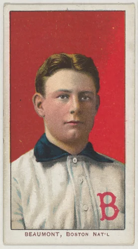 Beaumont, Boston, National League, from the White Border series (T206) for the American Tobacco Company by American Tobacco Company, print, 1909-1911