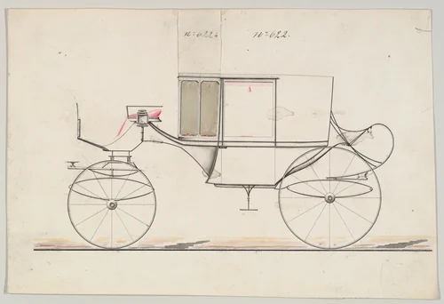 Clarence #622 by Brewster & Co., drawing, 1850-1870