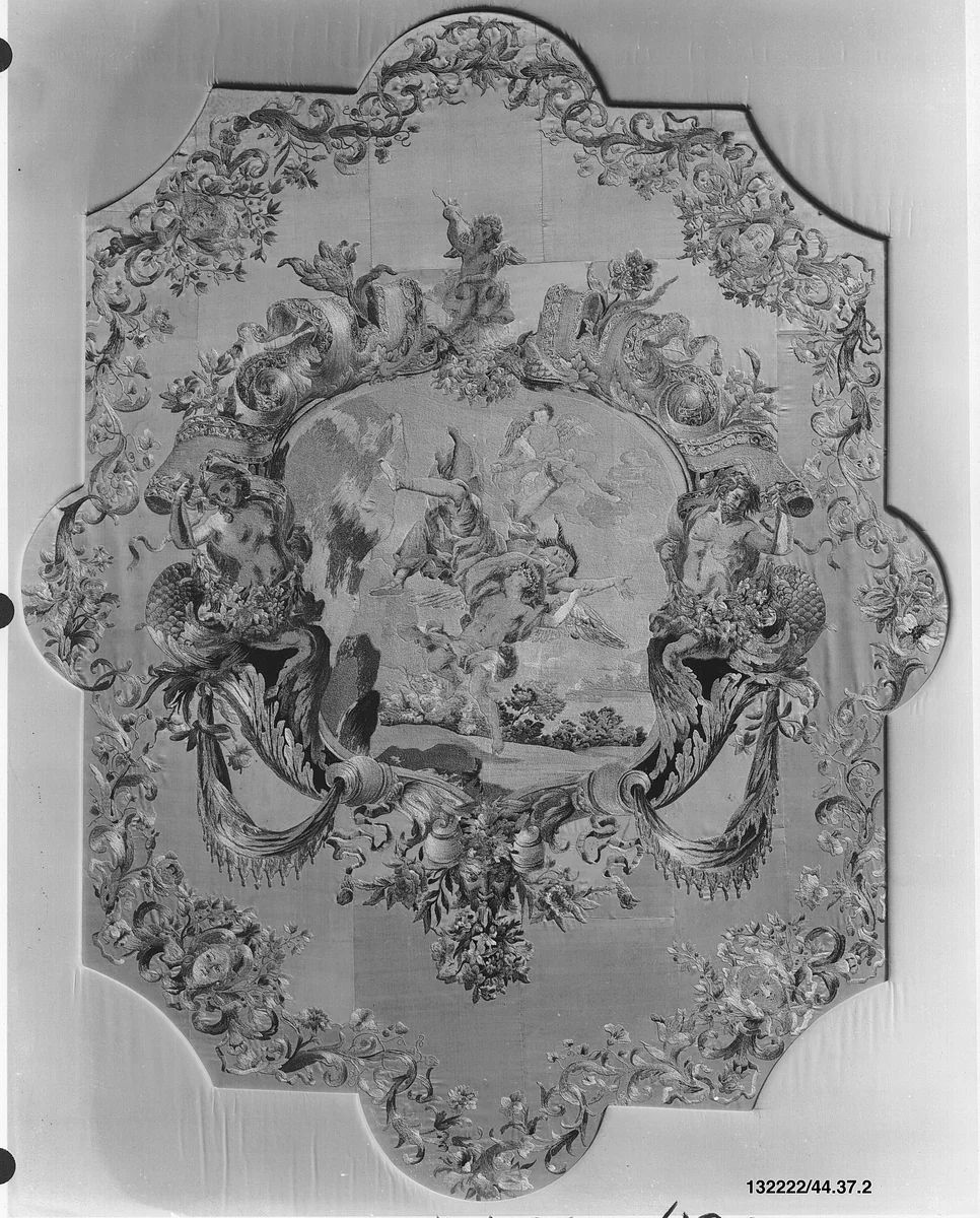 Upholstery panel by Daniel Marot, textile, 1700-1715