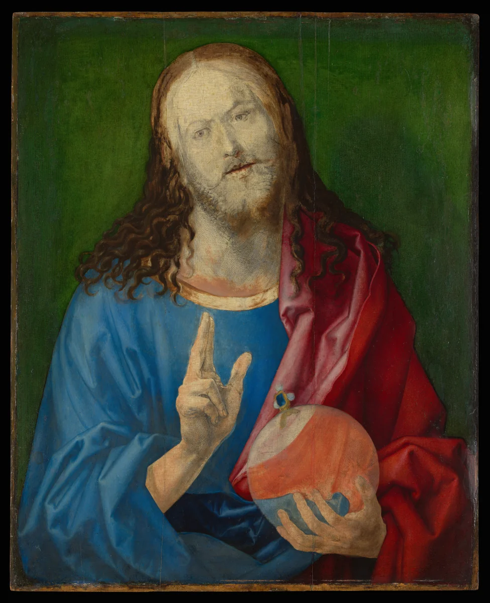Salvator Mundi by Albrecht Dürer, painting, 1500-1510