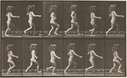 Plate Number 469. Child running by Eadweard Muybridge, photograph, 1887