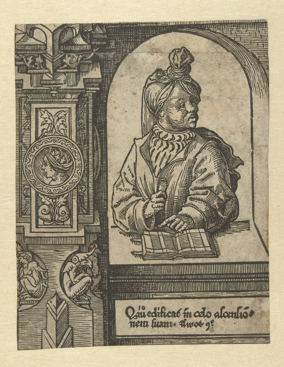 De profeet Amos by Jacob Cornelisz van Oostsanen, print, 1521-1525
