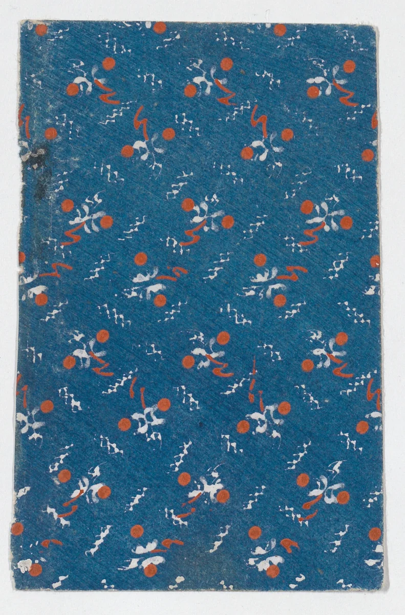 Sheet with abstract pattern by anonymous, print, 1800-1900