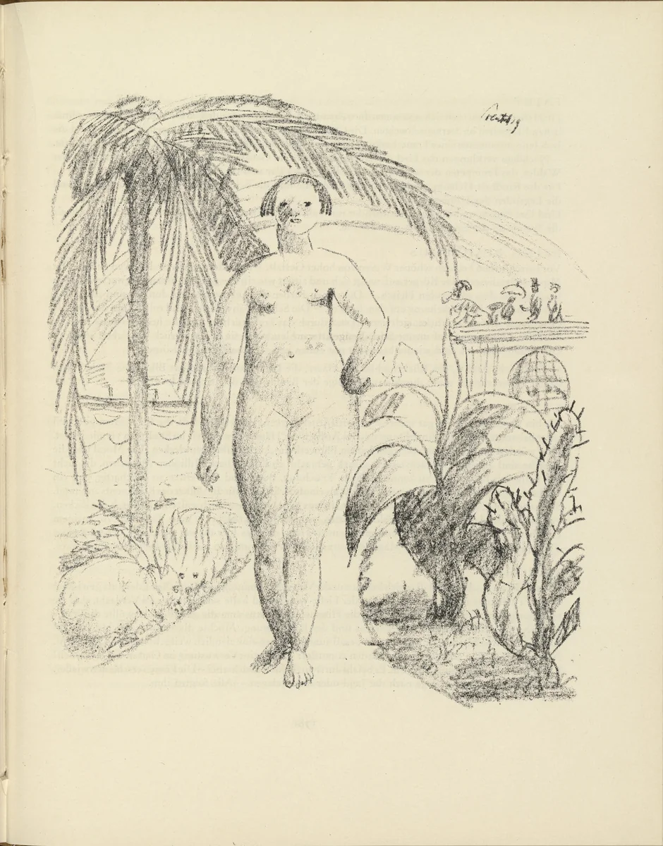 Untitled (plate, page 177) from the periodical Münchner Blätter für Dichtung und Graphik, vol. 1, no. 11/12 (December 1919) by Walther Teutsch, periodical, 1919