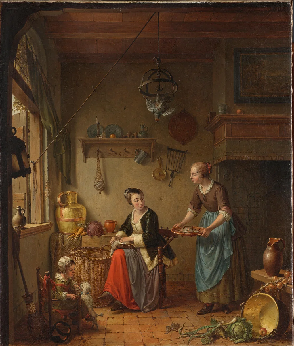 Untitled by Willem Joseph Laquy, painting, 1760-1771