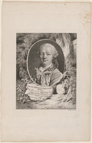 Franz Edmund Weirotter by Jacob Matthias Schmutzer, print, 1771