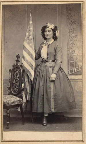 Emma Marsh by Franklin Benjamin Gage, photograph, 1856-1866