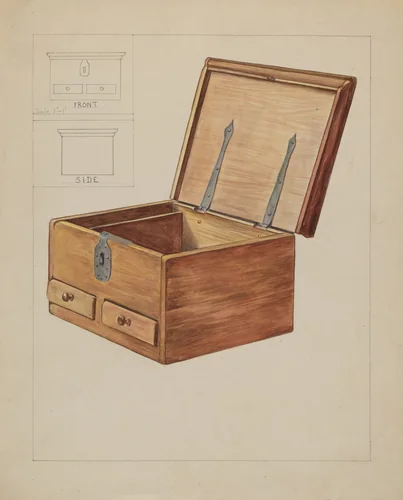 Chest by Frederick Jackson, index of american design, 1936