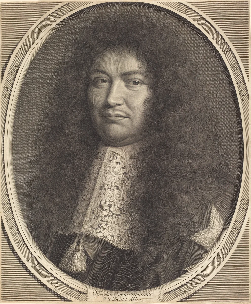Marquis de Louvois by Robert Nanteuil, print, 1677