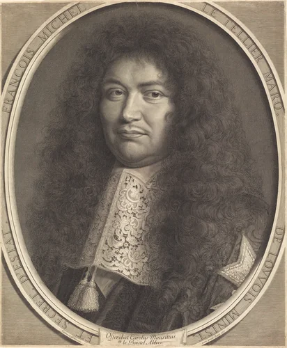 Marquis de Louvois by Robert Nanteuil, print, 1677