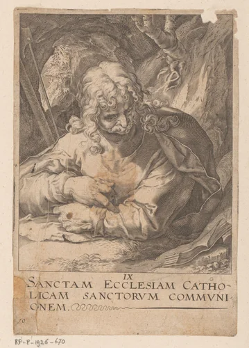 Apostel Jakobus de Mindere by Jacques Granthomme, print, 1588-1622