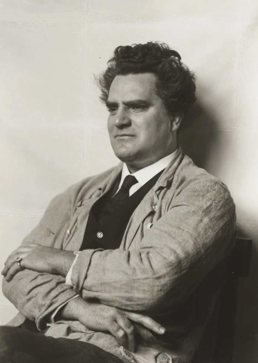 Sculptor [Gustinus Ambrosi] by August Sander, photograph, 1923