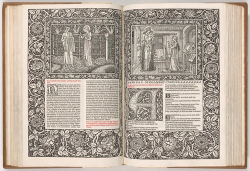 The Works of Geoffrey Chaucer Now Newly Imprinted by William Morris
Sir Edward Burne-Jones
William Harcourt Hooper, book, 1896