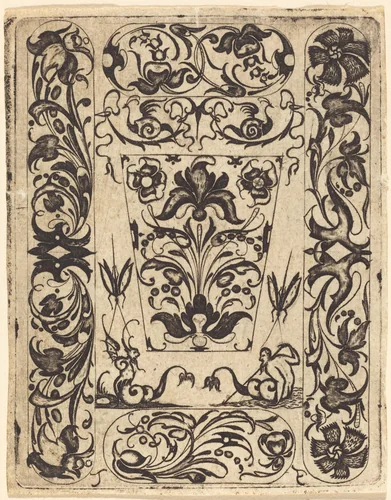 Ornament by Master T.F., print, 1480-1599