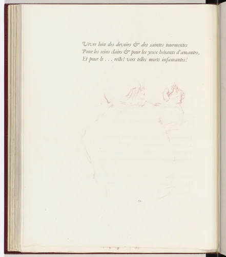 Tailpiece (page 72) from Parallèlement (In Parallel) by Pierre Bonnard, illustrated book, 1900