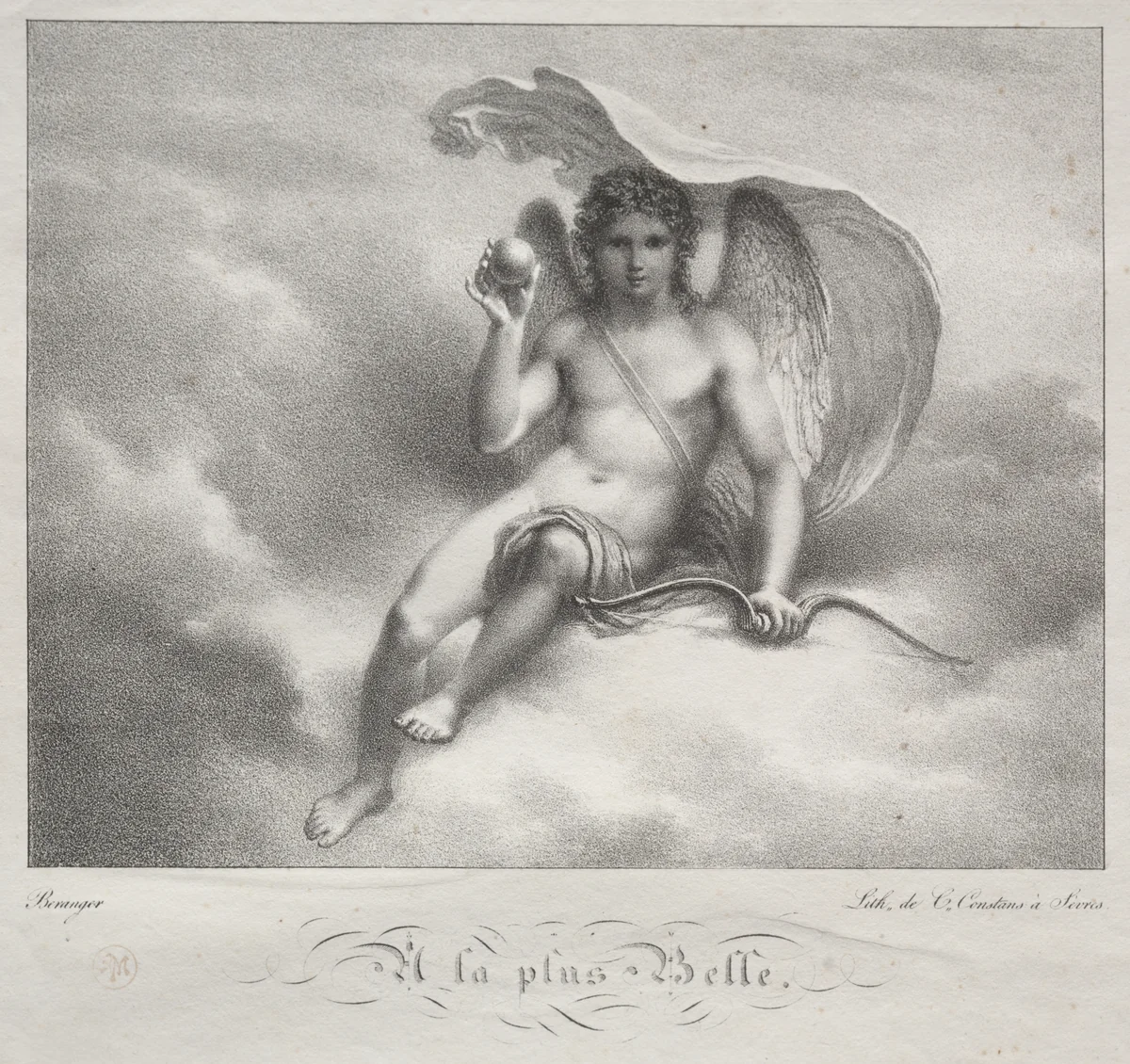 À la plus belle by Antoine Béranger, print, 1800-1867