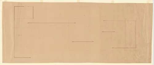 German Pavilion, International Exposition, Barcelona, Spain (Floor plan) by Ludwig Mies van der Rohe, mies van der rohe archive, 1928
