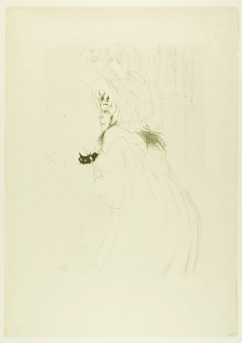 Miss May Belfort Taking a Bow by Henri de Toulouse-Lautrec, print, 1895