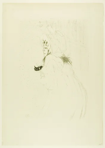 Miss May Belfort Taking a Bow by Henri de Toulouse-Lautrec, print, 1895