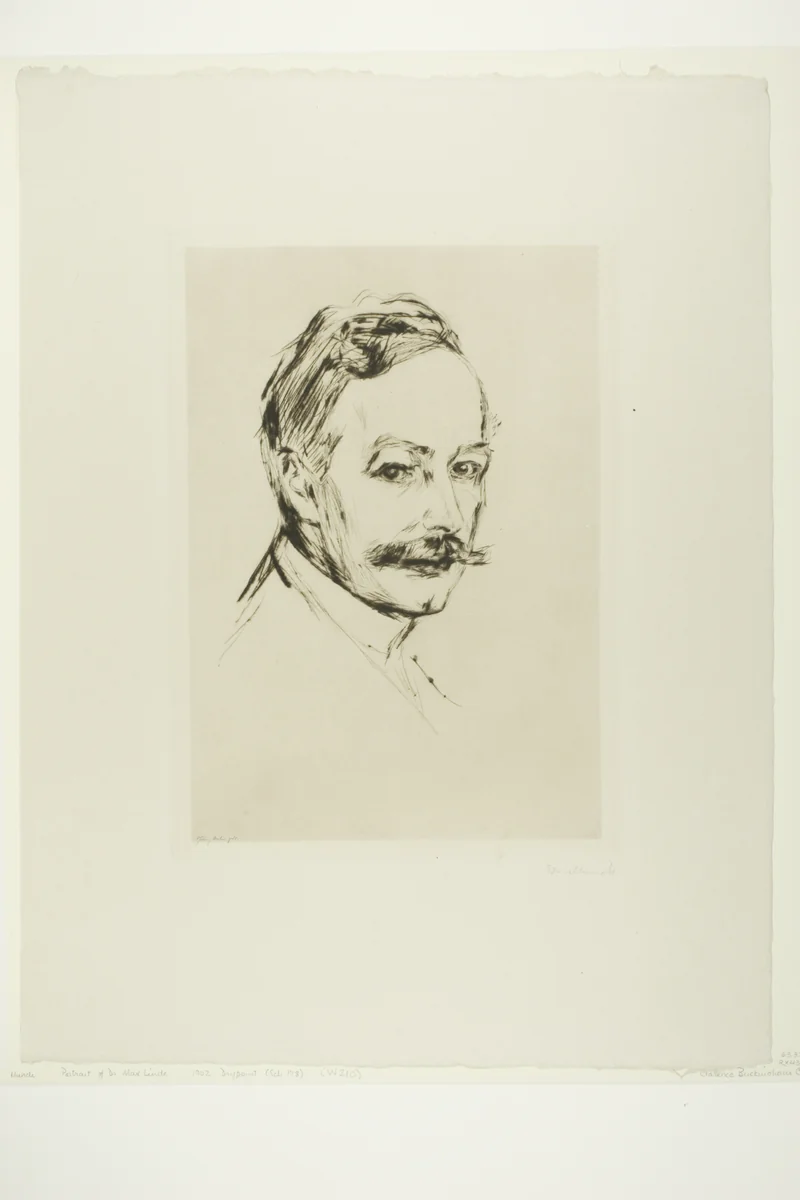 Dr. Max Linde by Edvard Munch, print, 1902