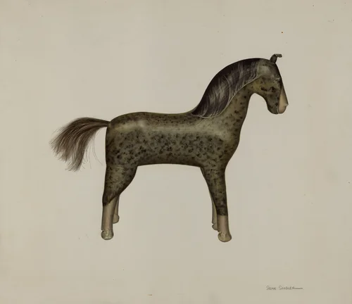 Horse by Selma Sandler, index of american design, 1939