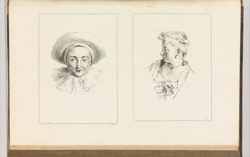 Figures de Differents caracteres, de Paysages . . .Volume II by Antoine Watteau, book, 1728