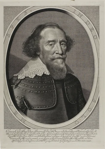 Hendrik Count van de Bergh by William Jacobsz. Delff, print, 1634