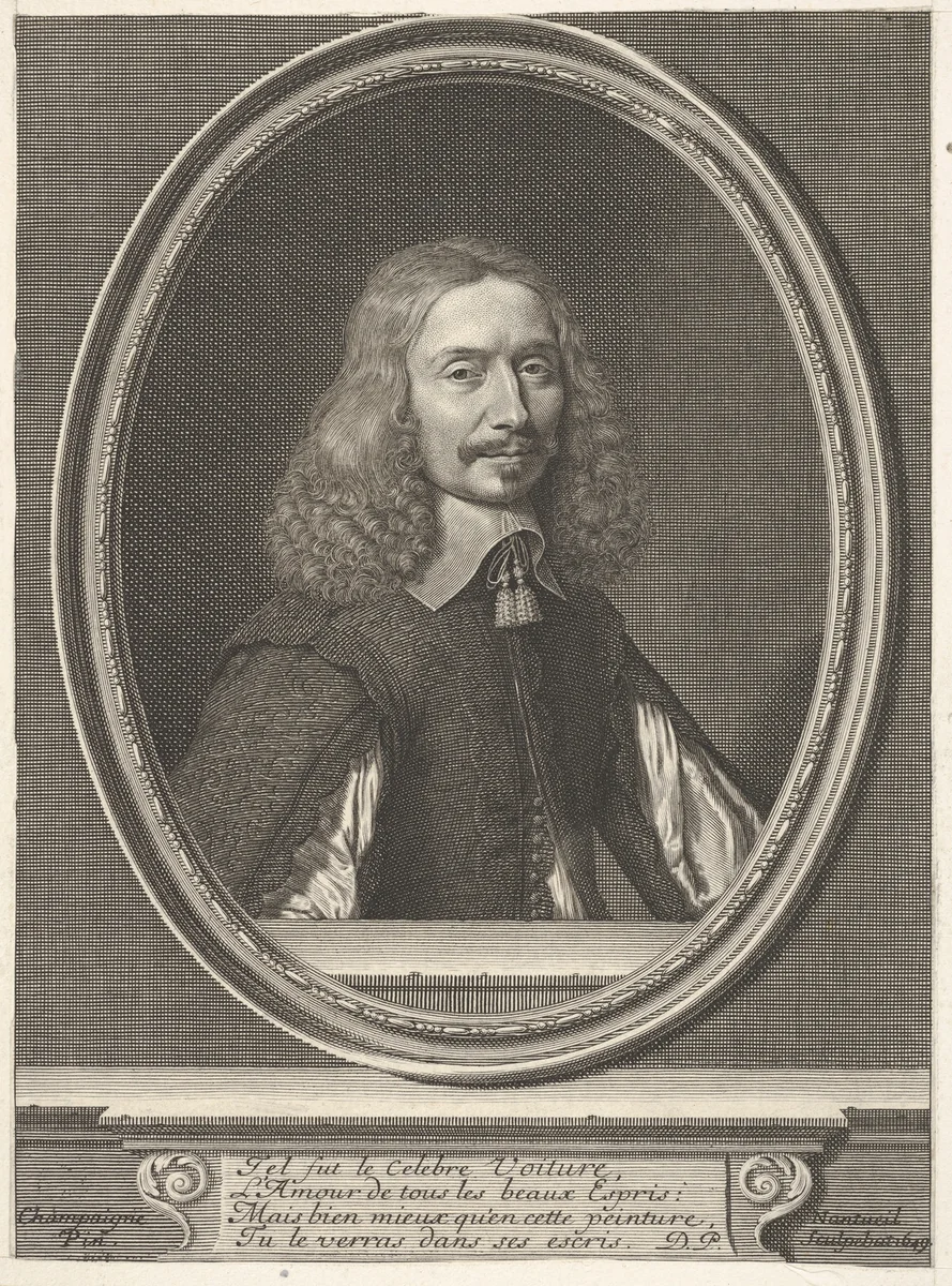 Vincent Voiture by Robert Nanteuil, print, 1649