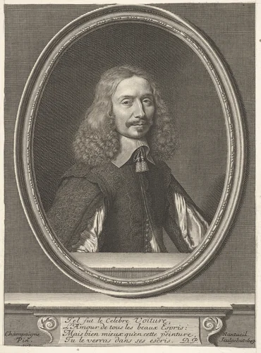 Vincent Voiture by Robert Nanteuil, print, 1649