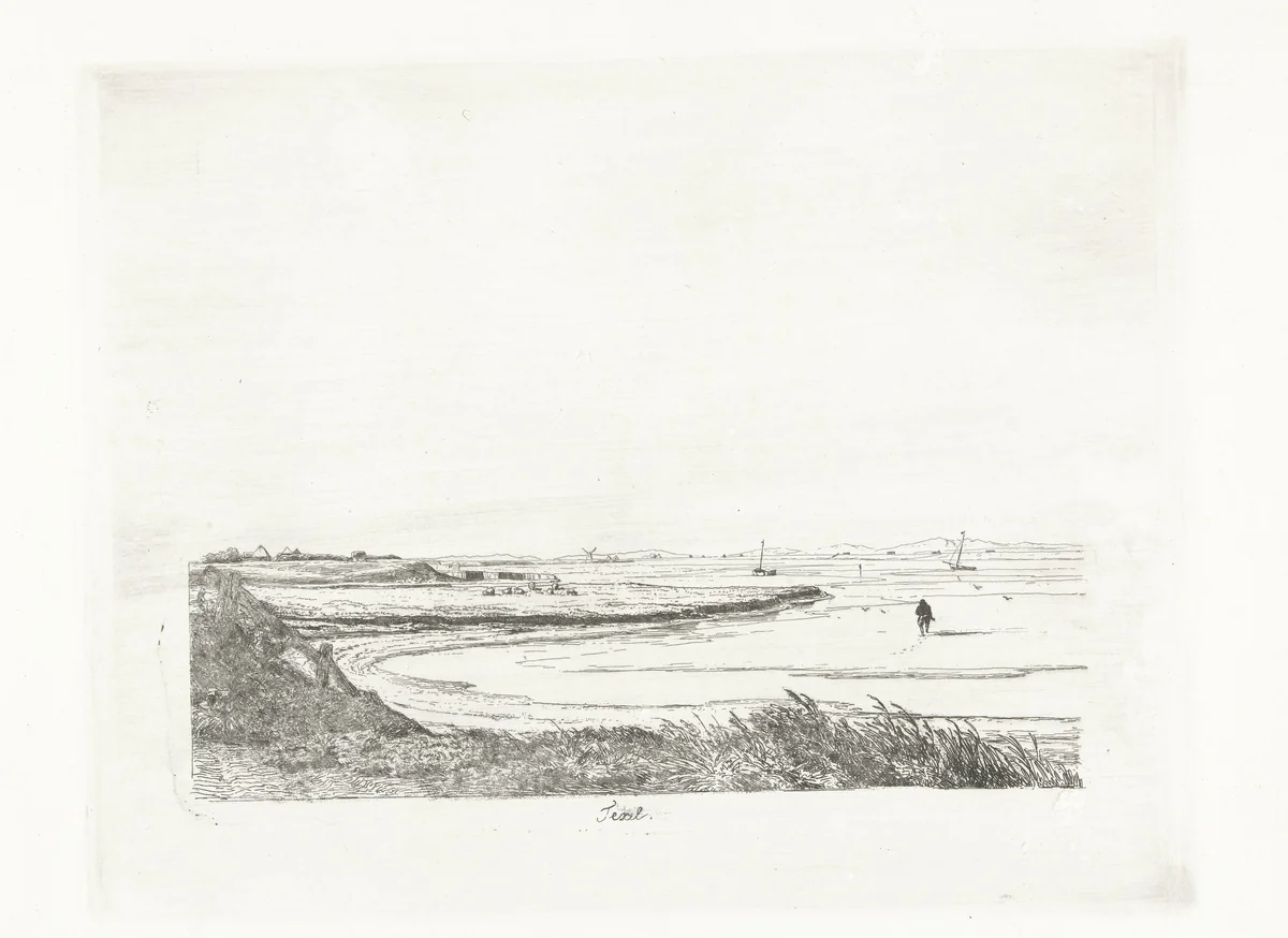 Texel by Pierre Louis Dubourcq, print, 1849
