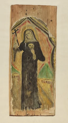 Santo (Santa Rita) by Carl O'Bergh, index of american design, 1939