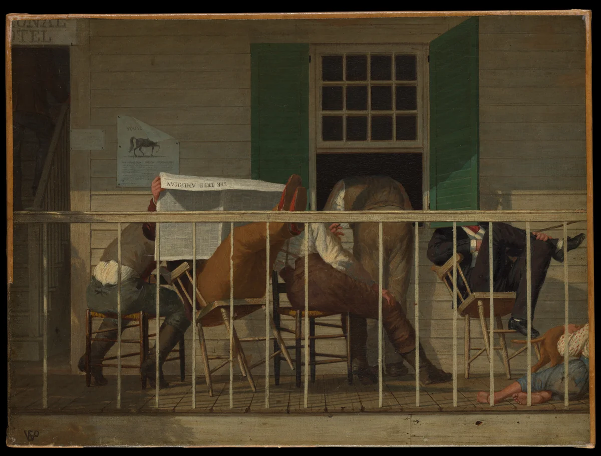 The True American by Enoch Wood Perry, artwork, 1869-1879