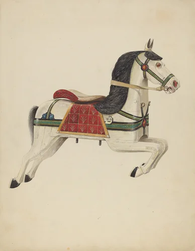 Carousel Horse by Howard Weld, index of american design, 1935-1942
